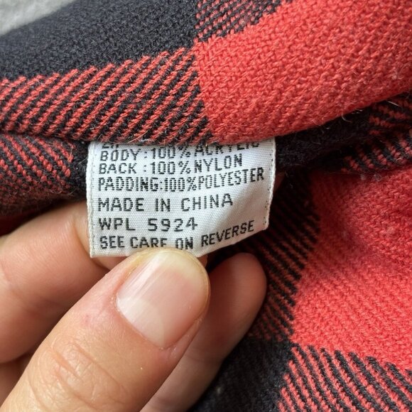 Vintage Cooper Collections Salties M Zip Off Jean Jacket Flannel Liner WPL 5924 - Picture 7 of 15